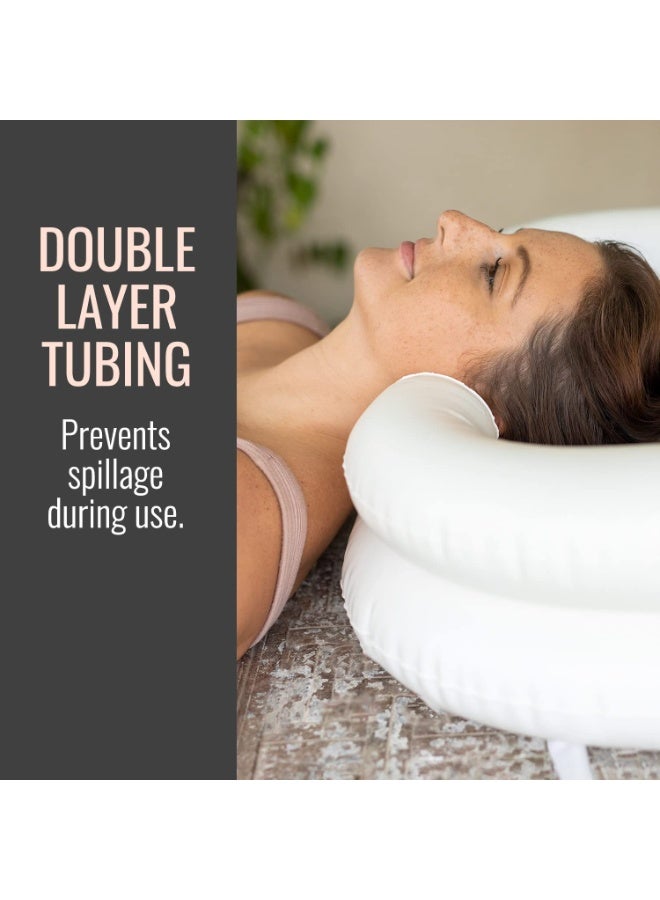 Inflatable Hair Washing Basin for Bedridden Disabled, Injured, Elderly, Portable Hair Washing Station Portable Shampoo Bowls for Home - Image 5