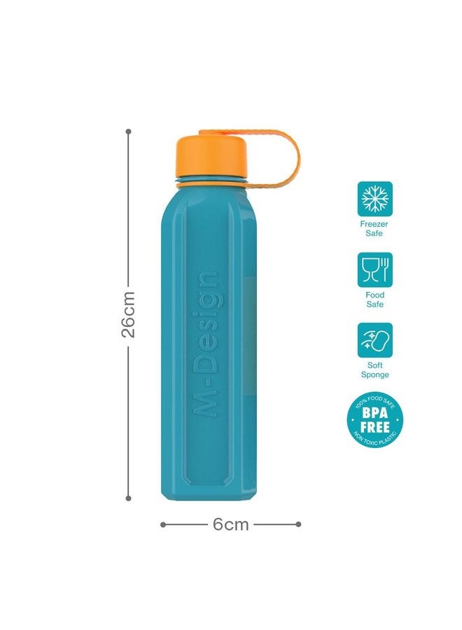 أم-ديزاين زجاجة مياه 800 ملليلتر-أزرق - Image 1