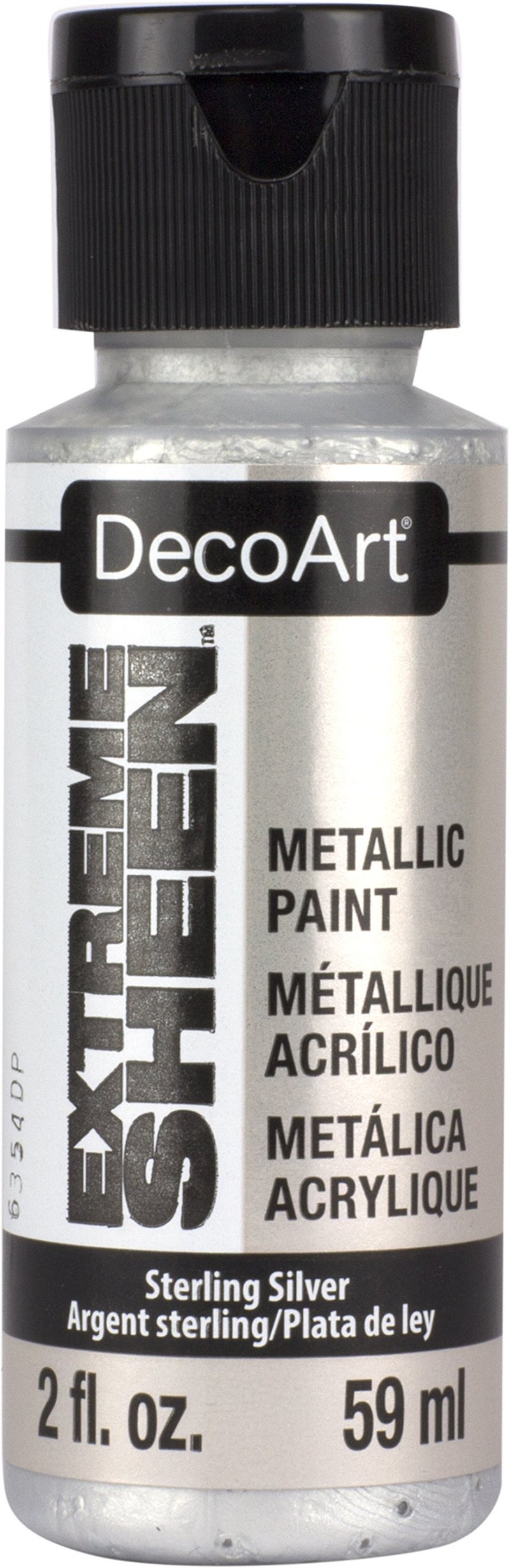 DecoArt 2 Ounce Sterling Silver Extreme Sheen Acrylic Paint 2 Fl Oz Pack of 1