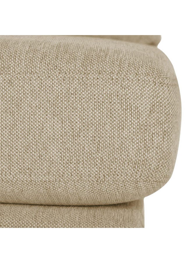 REGAL IN HOUSE Right Corner Sofa with Left Armrest Upholstered in Linen 85x168x88 cm - Off White - Image 5