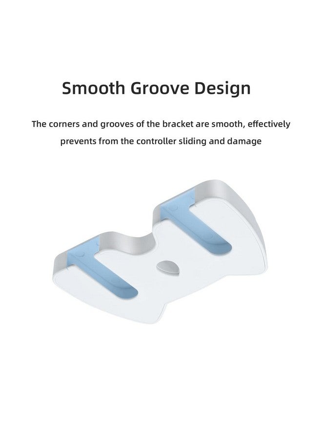 Mcbazel Under Desk Mount For Xbox Series X/S, Xbox One X/S, Xbox Elite 1/2, Xbox One, Xbox 360, Switch Pro Controller, Table Stand Holder Compatible With Xbox And Switch Pro Controller White - Image 4