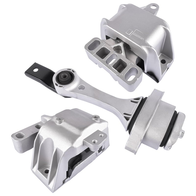 Niyako 3Pcs Engine Motor and Transmission Mount Kit Replacement A6929 A6935 A6930 1J0199262BF 1J0199851AA 1J0199555AJ Fit 19992005 Jetta Beetle 18L 20L 19992006 Golf 18L 20L - Image 3