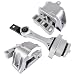 Niyako 3Pcs Engine Motor and Transmission Mount Kit Replacement A6929 A6935 A6930 1J0199262BF 1J0199851AA 1J0199555AJ Fit 19992005 Jetta Beetle 18L 20L 19992006 Golf 18L 20L - Image 2