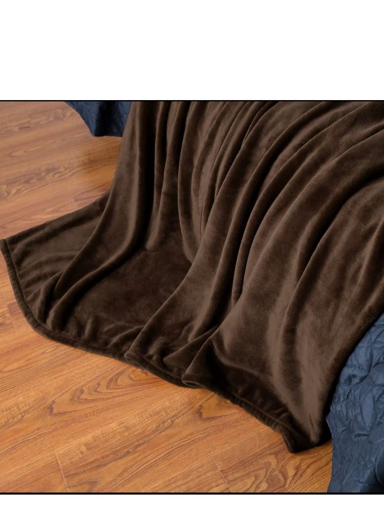T G H Flannel Fleece Double Size 220x240cm for All Season Fluffy Blanket Warm Bed Blanket Throw for Sofa & Bed Comfortable and Soft Blanket  - Image 5