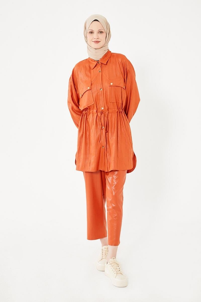 Levidor Tile Waist Pleated Sports Suit - Image 1