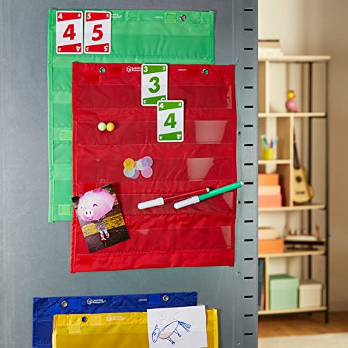 Learning Resources Magnetic Pocket Chart Squares - Set of 4, Classroom Pocket Charts, Classroom/Teacher Organizer, Classroom Supplies, Homeschool Supplies, Teaching Materials,Back to School Supplies - Image 2