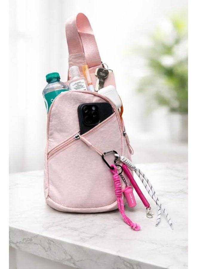 Unisex Sling Bag Large Capacity Crossbody Bag, Lightweight Shoulder Chest Bag with Multiple Pockets, Casual Travel Bag for Men & Women - Image 5