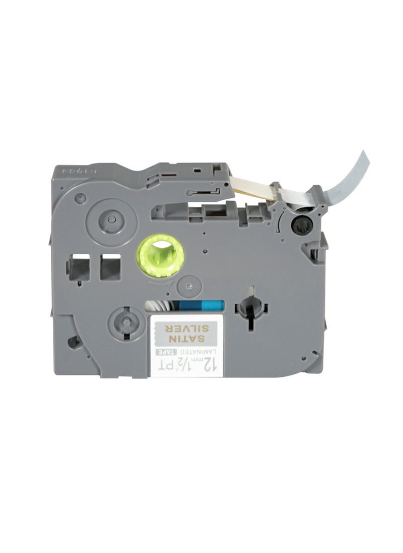 NIBEMINENT PUTY 4 Rolls Self-Adhesive Gold On Silver Label Maker Tape Multicolour  - Image 2