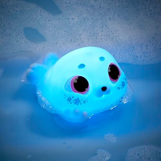 AniMagic : Lets Glo Seal - Blue | Your Glowing, Gliding, Squishy Best Friend | Squish It To Watch Them Glow! | Interactive Electronic Pet | For Kids Ages 4+ - Image 5