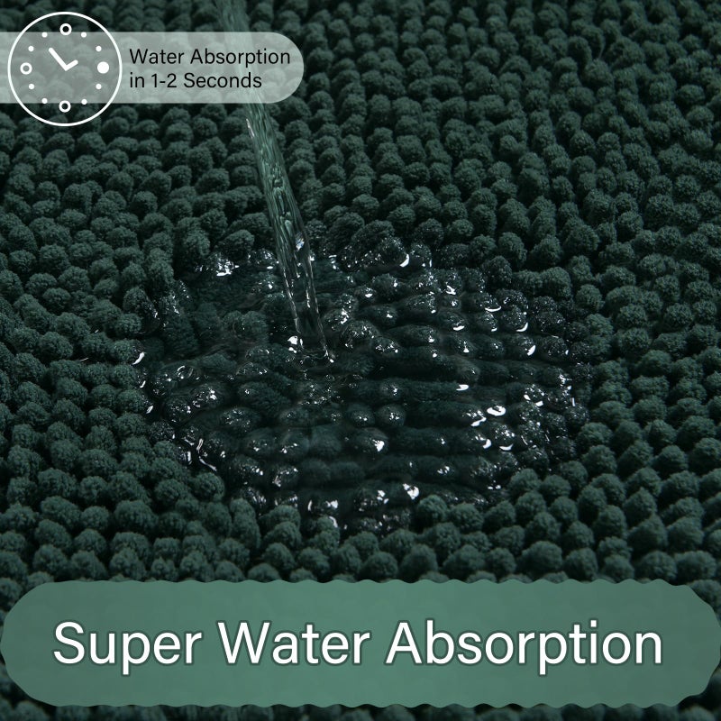 AROGAN سجادة الحمام Arogan مجموعات 2 قطعة 20 "" x20 " - Image 3