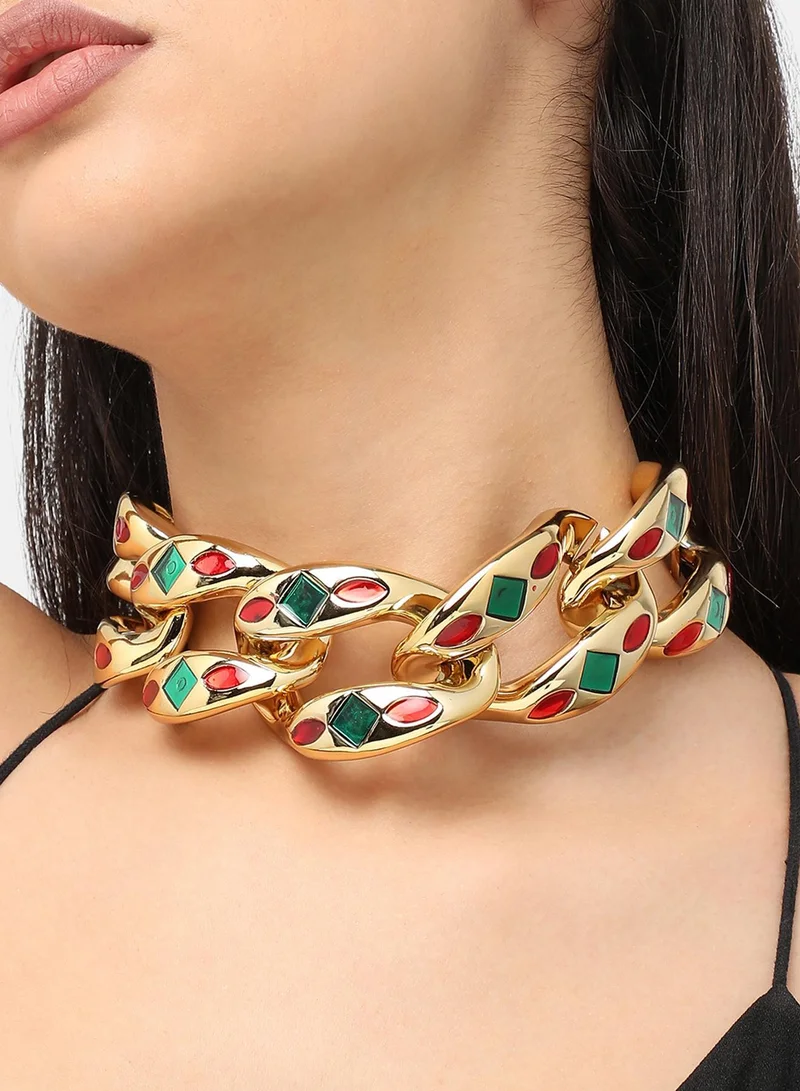 SOHI Party Artificial Necklace Jewellery