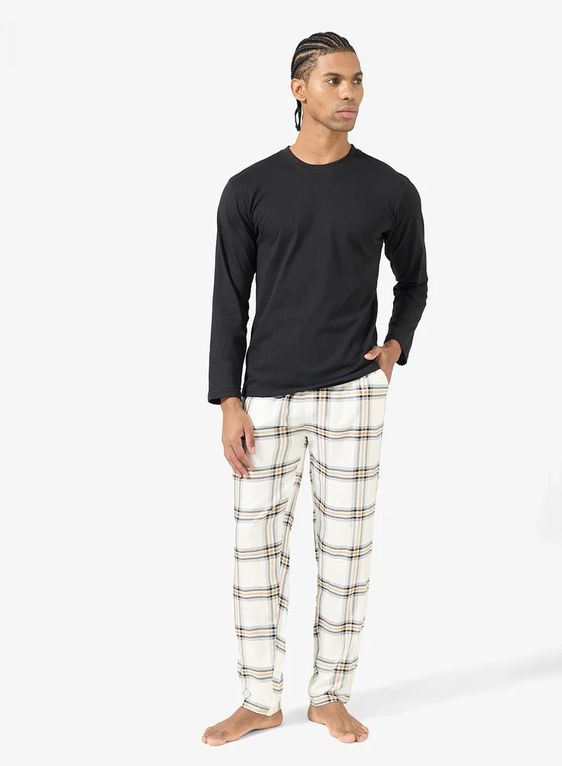Seventy Five  Nightwear T-Shirt & Pants Set for Men | Best Price UAE