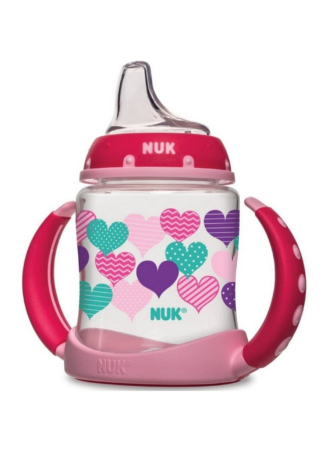 NUK كوب تعليمي بفوهة سيليكون بألوان متنوعة، عبوة من قطعتين، 1 قطعة - Image 2