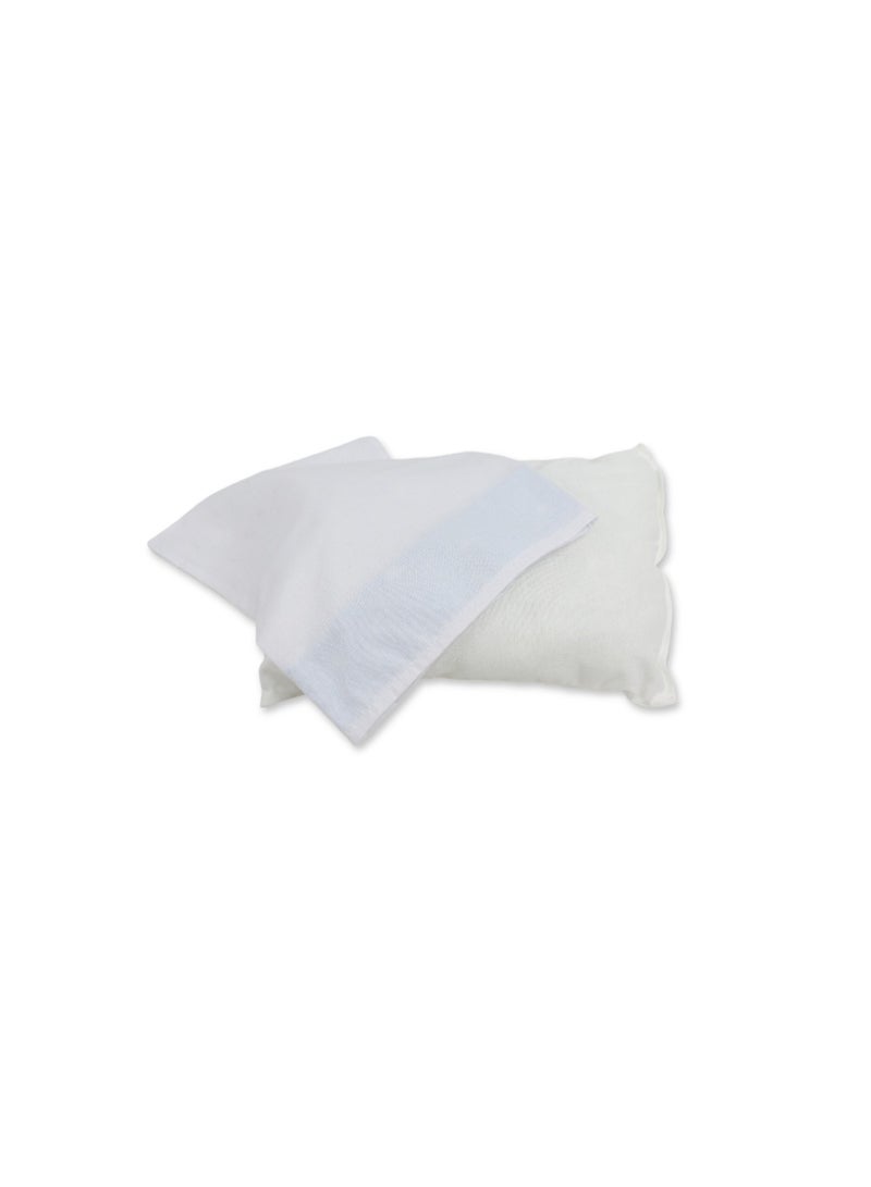 Berceau Cotton Baby Pillow + Pillowcase – White - Image 2