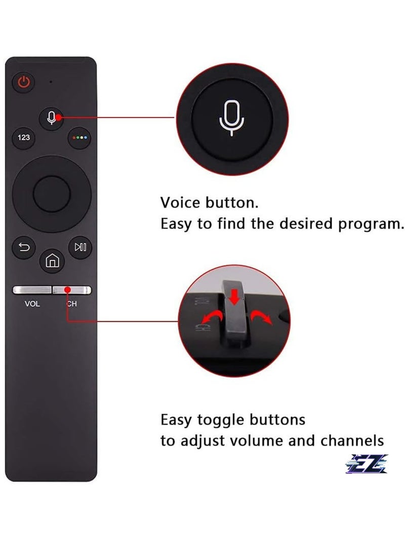 ELTRAZONE BN59-01265A BN59-01266A BN59-01298A BN59-01298D RMCSPM1AP1 Replacement Remote Control for Samsung Smart 4K Ultra HD UN49MU6500F UN50MU630D UN55MU630D UN55MU630D UN65MU6 500F UN65MU7000F with battery - Image 2