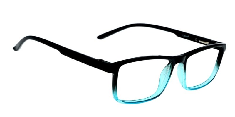 LENS+ Lensplus Rectangle TR Full Rim Eyeglasses with Blue Cut Lightweight Unisex Eyewear for Men & Women | Stylish Computer & Daily Use Frame - Image 4