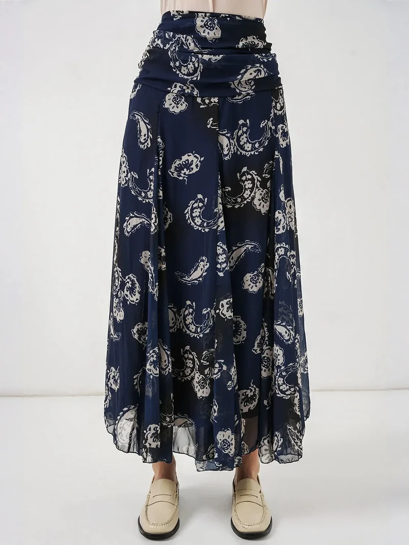 بيغ دارت BDART High Waist Paisley Maxi Skirt
