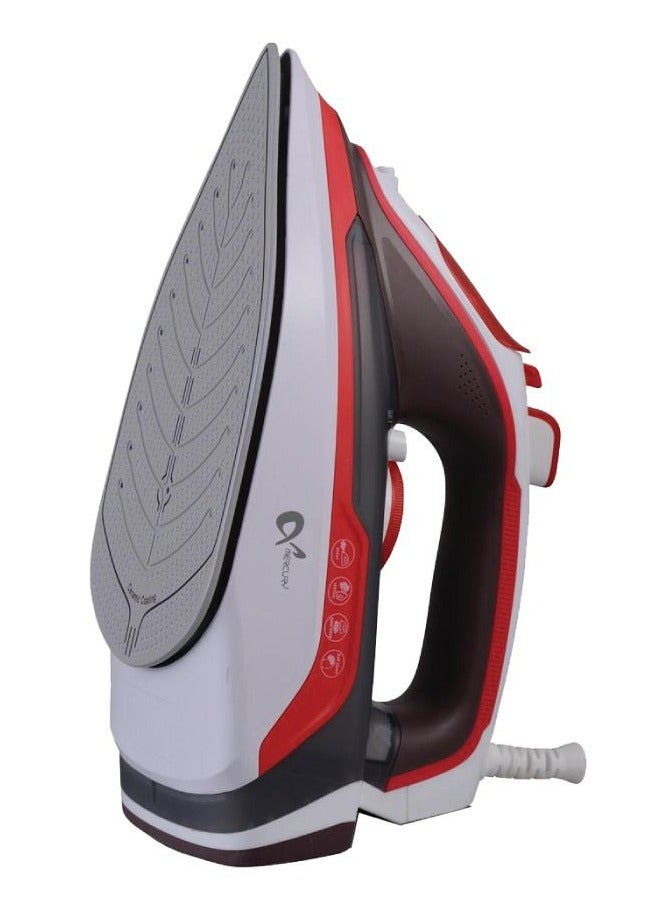 ميركيري جهاز كي  بخار | كي جاف، رذاذ، وبخار | ٢٢٠٠ واط | حماية من الحرارة الزائدة | تنظيف ذاتي | واقي سلك مرن يدور ٣٦٠ درجة MC74SI - Image 3