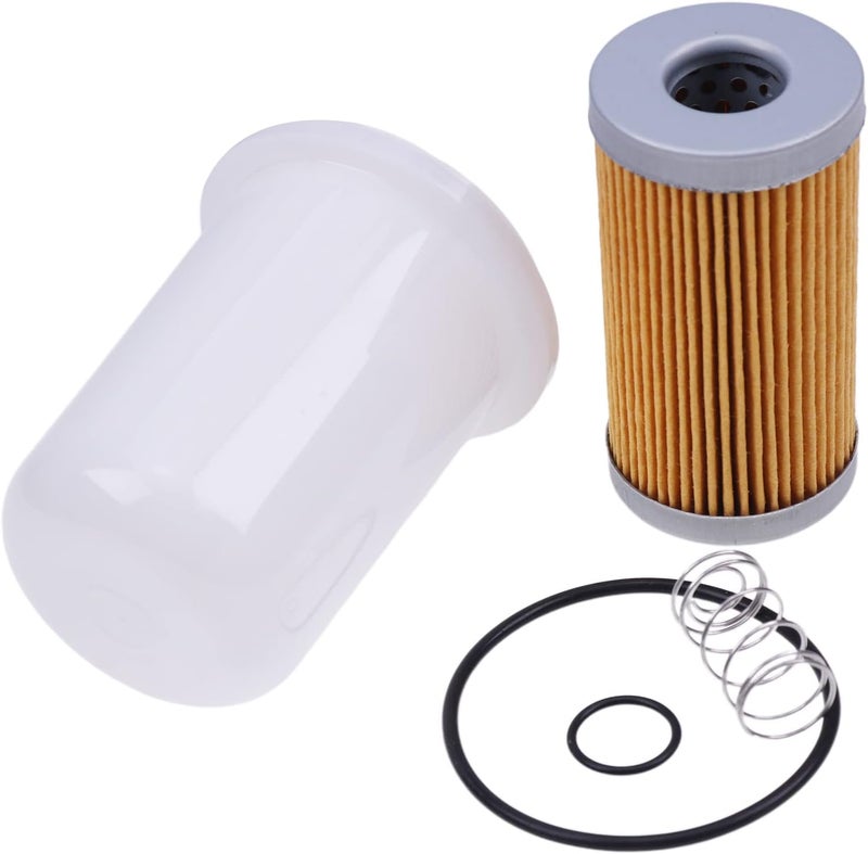 JZGRDN Fuel Filter Kit with O-ring, Filter Bowl & Spring for Kubota Tractors - Image 1