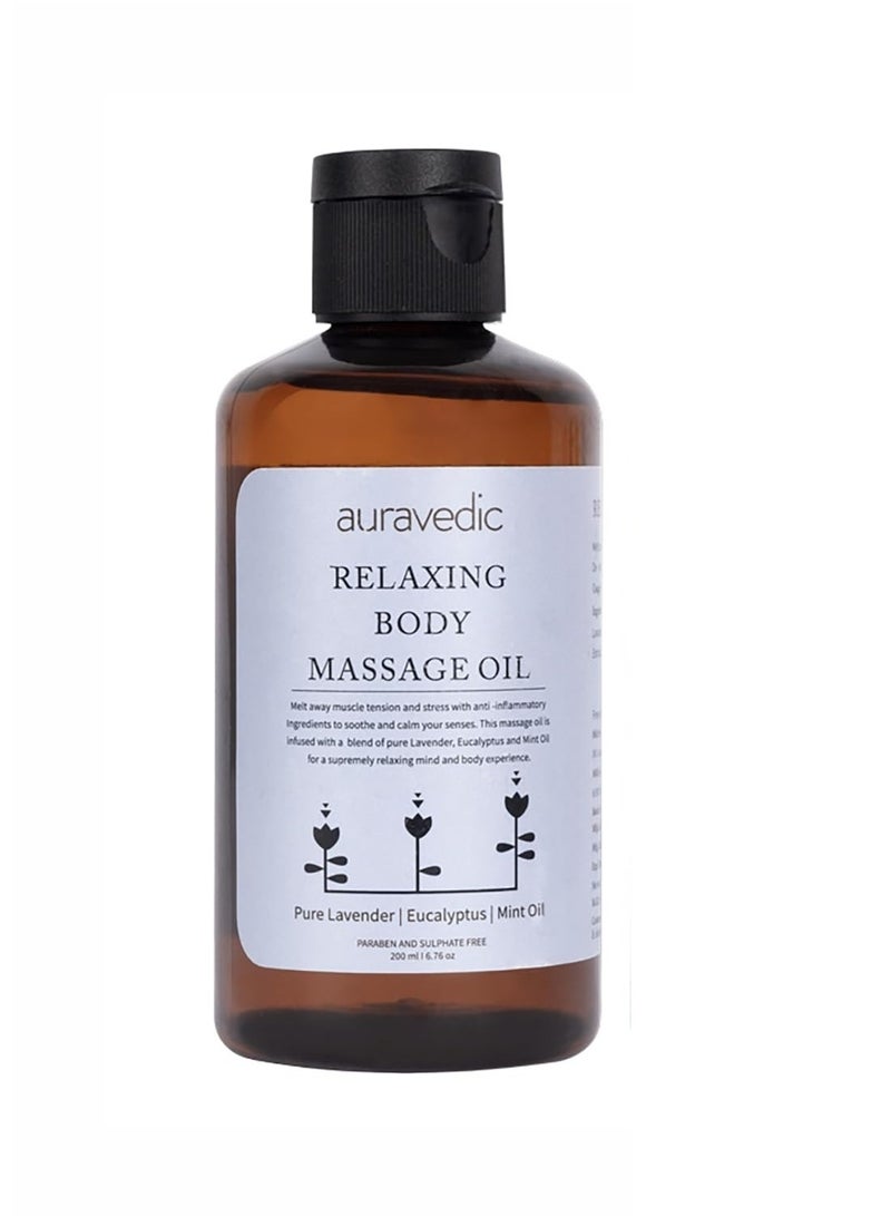 Auravedic Kumkumadi massage oil and Relaxing Body Massage oil 200ml*2 - Image 2