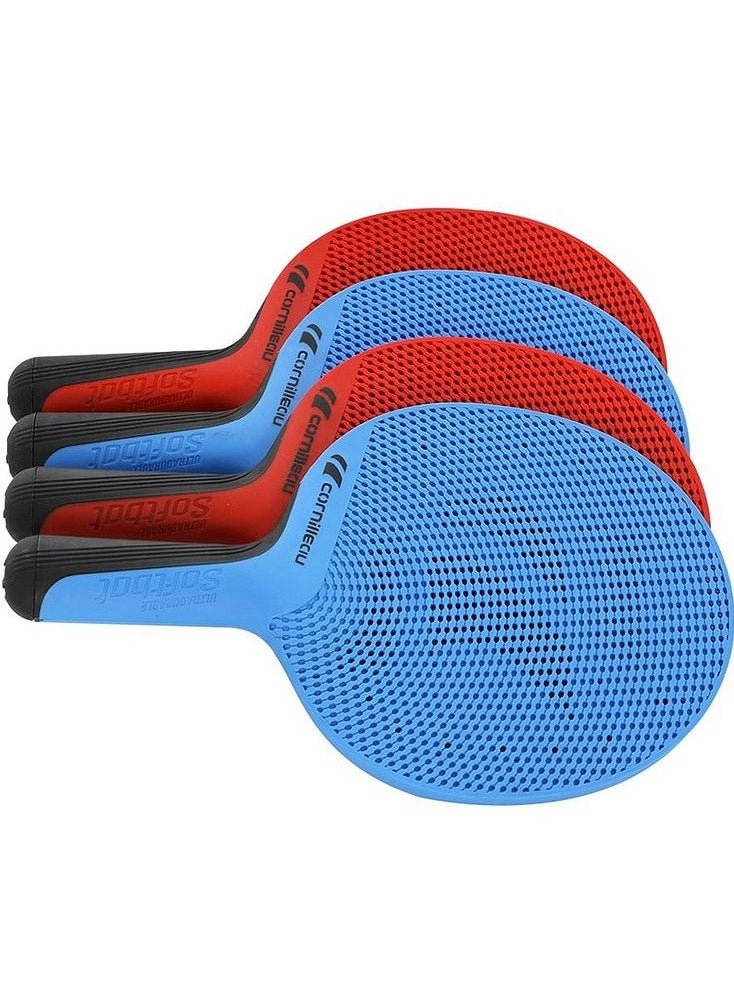 CORNILLEAU Cornilleau Softbat Pack Quattro 4 Bats & 4 Balls  - Image 2