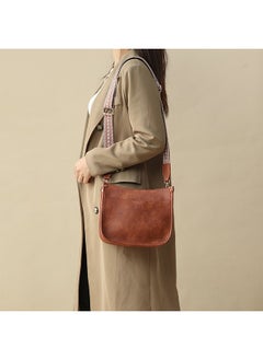 Fashionable Crossbody PU Leather Women's Bag Tote Bag Women's Waterproof Durable Bag Retro One Shoulder Adjustable and Detachable Strap Handbag Attend Gatherings To See Off Family and Friends（Brown） - pzsku/ZBB7A61FDF387838C3F63Z/45/_/1703316813/21add8d0-1ed0-4b09-b0d2-6b7cacb59e41