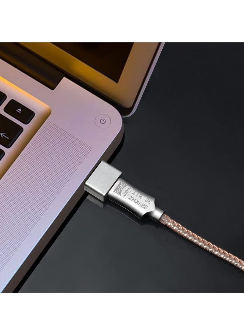 SANMUGEED - USB C DAC Hi-Res 32bit 384KHz USB C to 3.5mm Audio Adapter with ALC5686 Chip, USB C Headphone Adapter, USB to 3.5mm Jack Audio Adapter, 3.5mm to USB C, USB C to Headphone Jack for Type C Devices - Image 1