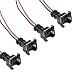 NYTKL 4 PCS Fuel Injector Connector EV1 OBD1 Typre Plug Wire Harness Pigtail Wiring Loom Plugin Adapter Fuel Injector Socket with 18 AWG Extended Wires Car Accessories - Image 2