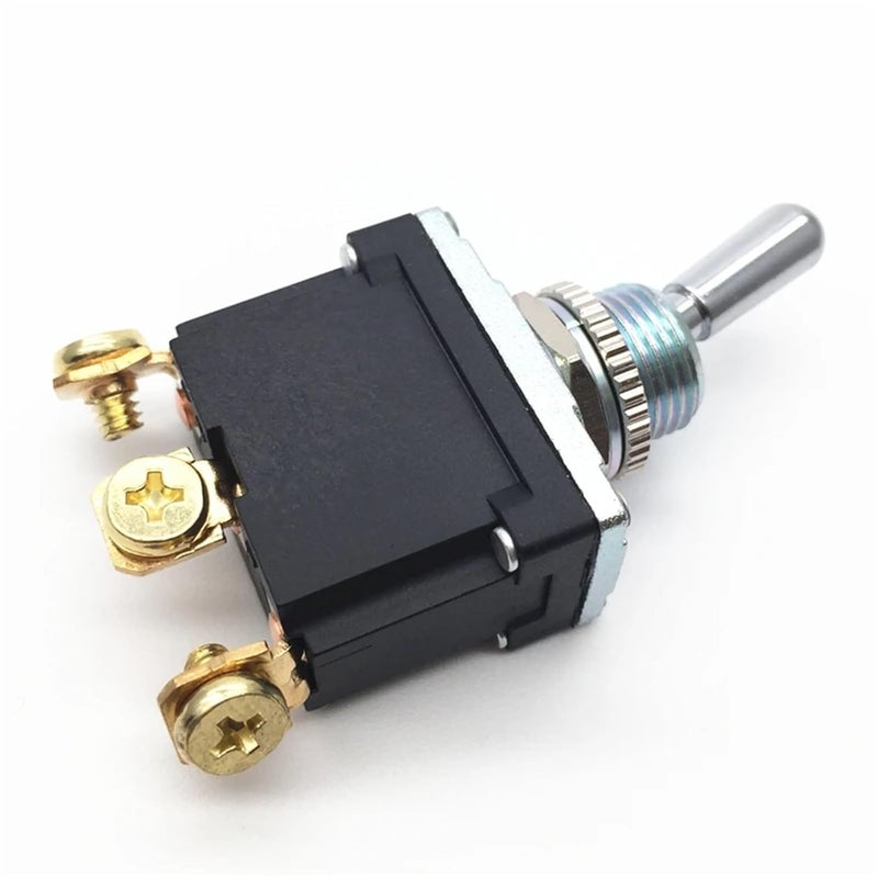 مفتاح تبديل مقاوم للماء IP67 للاستخدام الخارجي 3 دبابيس ON ON T501BW مقاس البرغي - Image 5