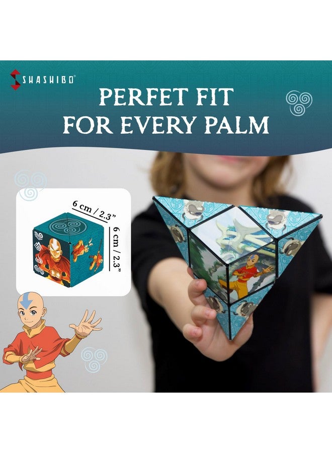 SHASHIBO Avatar The Last Airbender Shape Shifting Box - STEM Magnetic Fidget Cube That Transforms Into Over 70 Shapes, Download Fun in Motion Toys Mobile App (Air) - Image 5