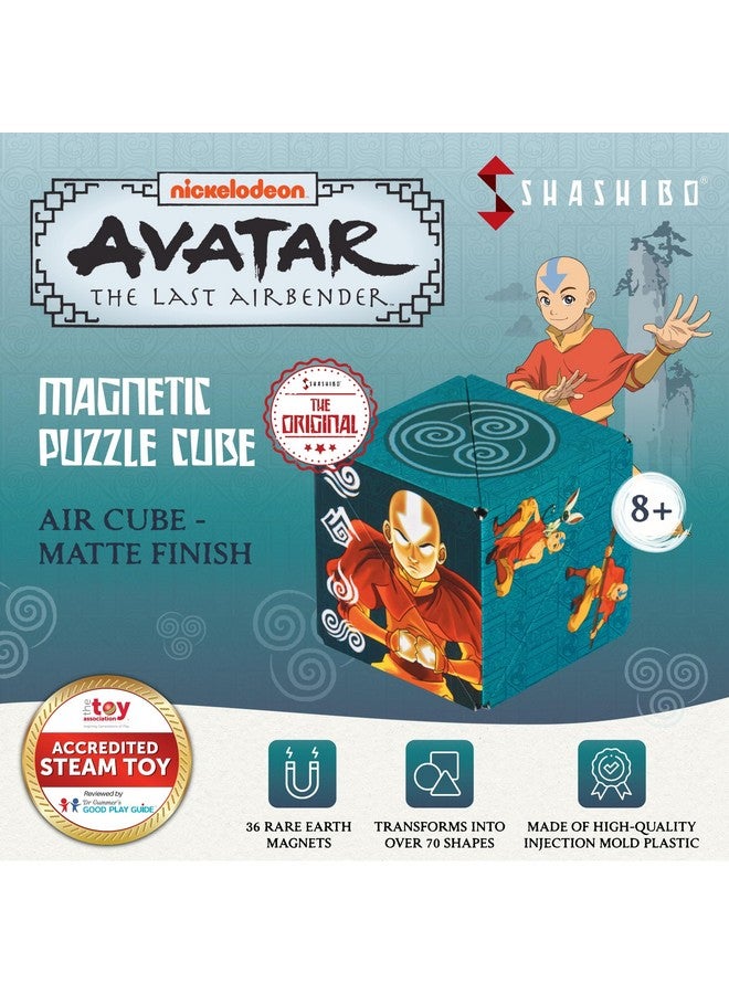 SHASHIBO Avatar The Last Airbender Shape Shifting Box - STEM Magnetic Fidget Cube That Transforms Into Over 70 Shapes, Download Fun in Motion Toys Mobile App (Air) - Image 2