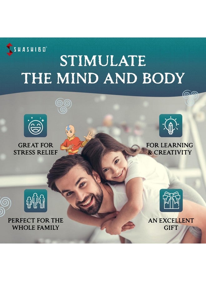 SHASHIBO Avatar The Last Airbender Shape Shifting Box - STEM Magnetic Fidget Cube That Transforms Into Over 70 Shapes, Download Fun in Motion Toys Mobile App (Air) - Image 3