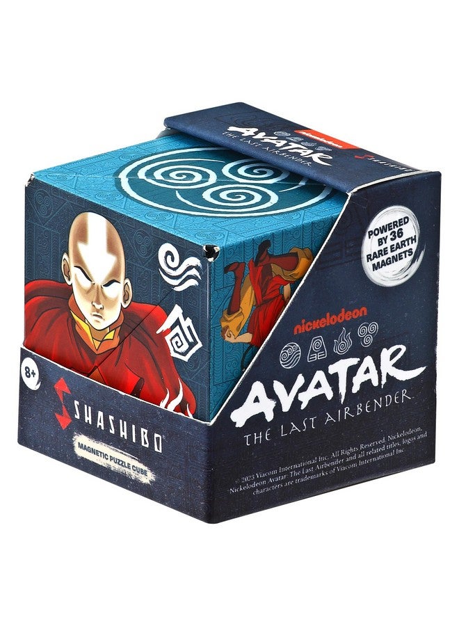 SHASHIBO Avatar The Last Airbender Shape Shifting Box - STEM Magnetic Fidget Cube That Transforms Into Over 70 Shapes, Download Fun in Motion Toys Mobile App (Air) - Image 1