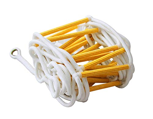 Isop Fire Evacuation Rope Ladder 4 Story Homes 32 ft - Safety Ladders with Spring Hooks & Safety Cord - Emergency Escape Ladder - Life-Saving Fire Rescue Tool - Emergency Ladders in case of Fire Brake - Image 4