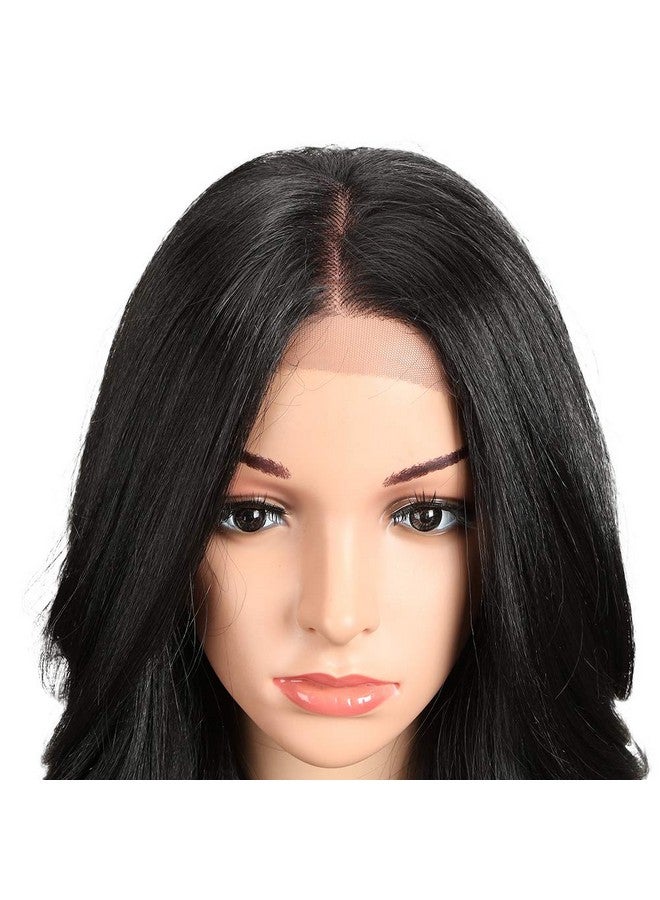 Joedir Oedir 26" Big Curly Wavy Supreme Free Parting Hd Lace Frontal Wigs With Baby Hair High Temperature Synthetic Wigs For Women 180% Density Wigs(Black Color) - Image 5