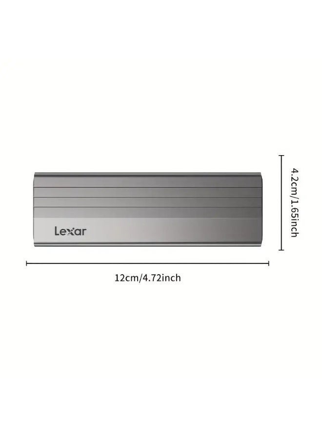 Lexar Lexar E300 M.2 SSD Mobile Hard Disk Case NVMe/SATA Protocol Type-C Interface - Image 5
