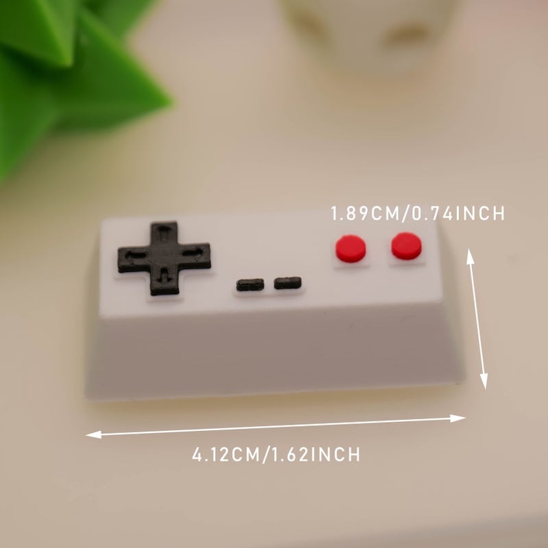 Retro Gamepad Shift Keycap Mechanical Keyboard Artist Design D Durable PLA Classic Console Style With RGB Backlight For Gaming - Image 4
