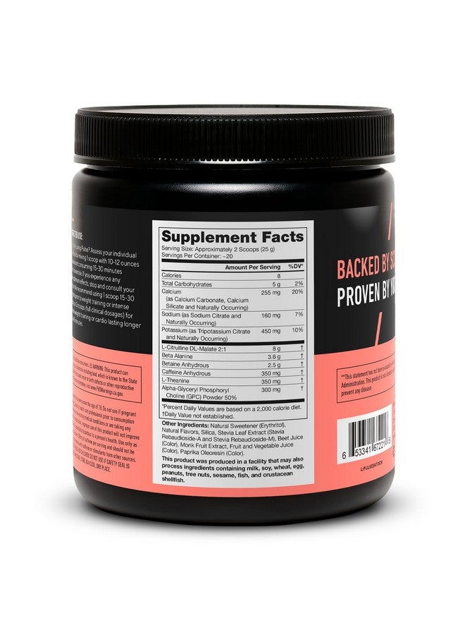 ليجيون LEGION - مشروب أكسيد النيتريك الطبيعي بالكامل قبل التمرين لتعزيز الطاقة، خالٍ من الكرياتين، محلى طبيعيًا، يحتوي على بيتا ألانين، سيترولين، ألفا جي بي سي (فراولة كيوي) - Image 3