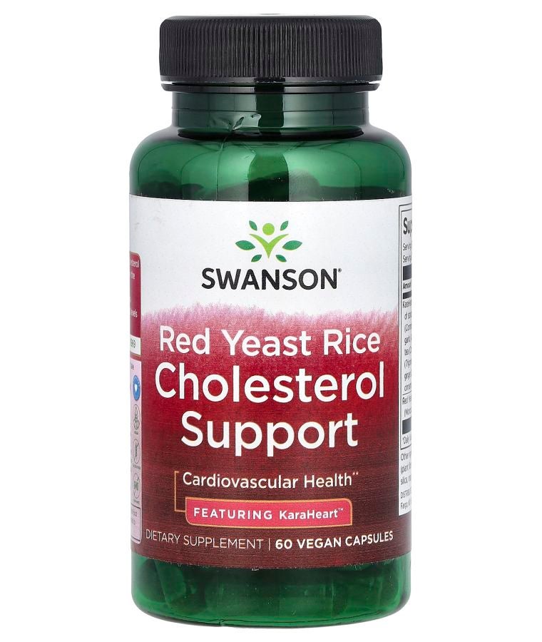 Red Yeast Rice Cholesterol Support 60 Vegan Capsules