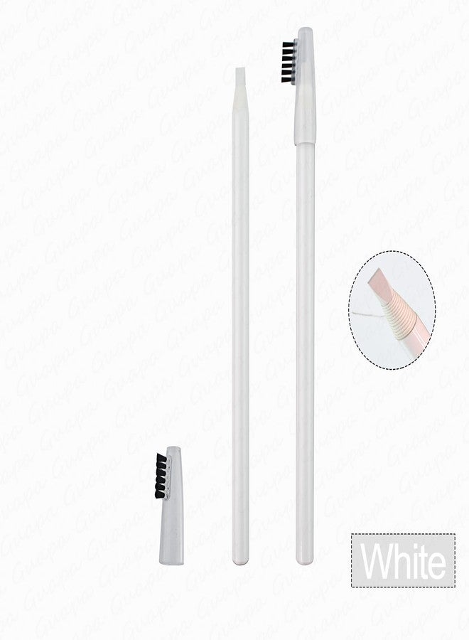 Guapa 6pcs Microblading Brow Mapping Pencil Professional Eyebrow Design Perfect for Pre Drew Brow Hairstrokes Lines (White) - Image 3
