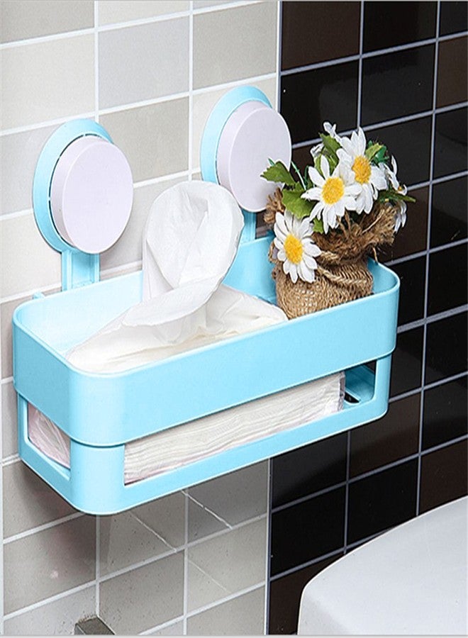 N M Z Fiber Super Power Vacuum Suction Bathroom Shelf Rack Removable Reusable Kitchen Sink Sponge Storage Organizer Holder Basket (Multicolour, 27 x 13 x 9 cm) - Image 5