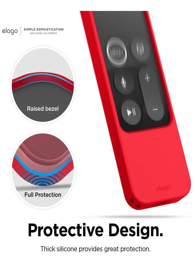 Elago - R4 Retro case for Apple TV Siri Remote - Red - Image 1