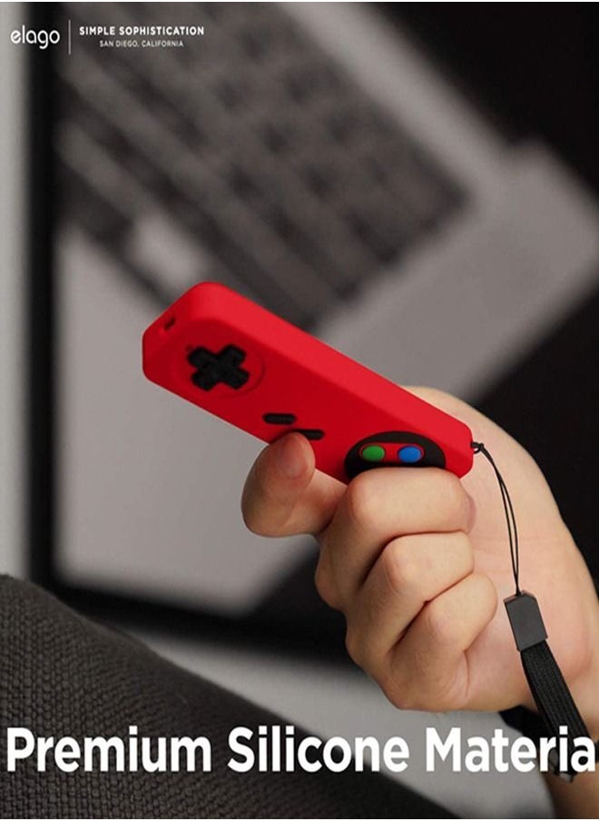 Elago - R4 Retro case for Apple TV Siri Remote - Red - Image 1