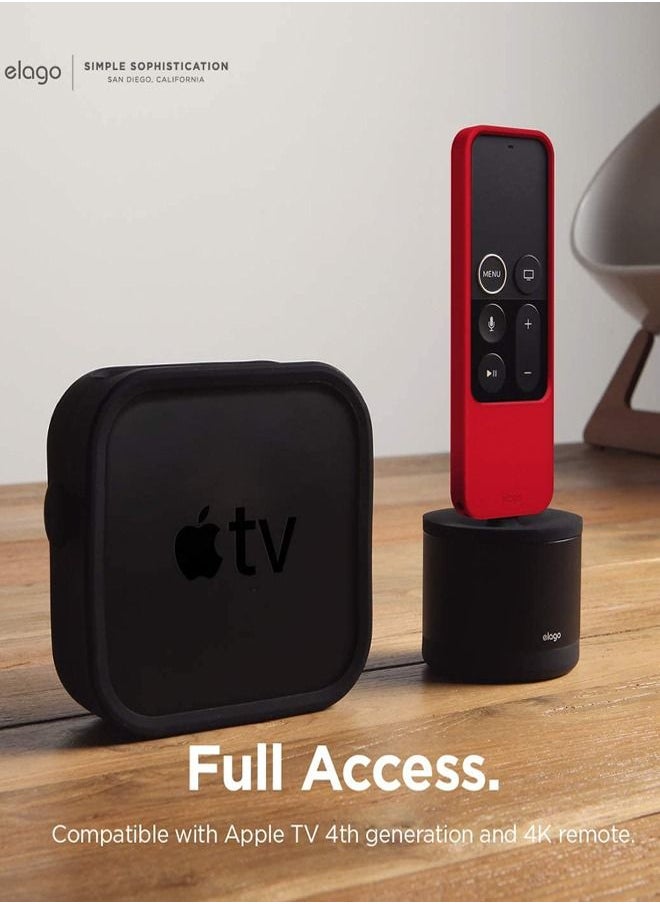 Elago - R4 Retro case for Apple TV Siri Remote - Red - Image 1