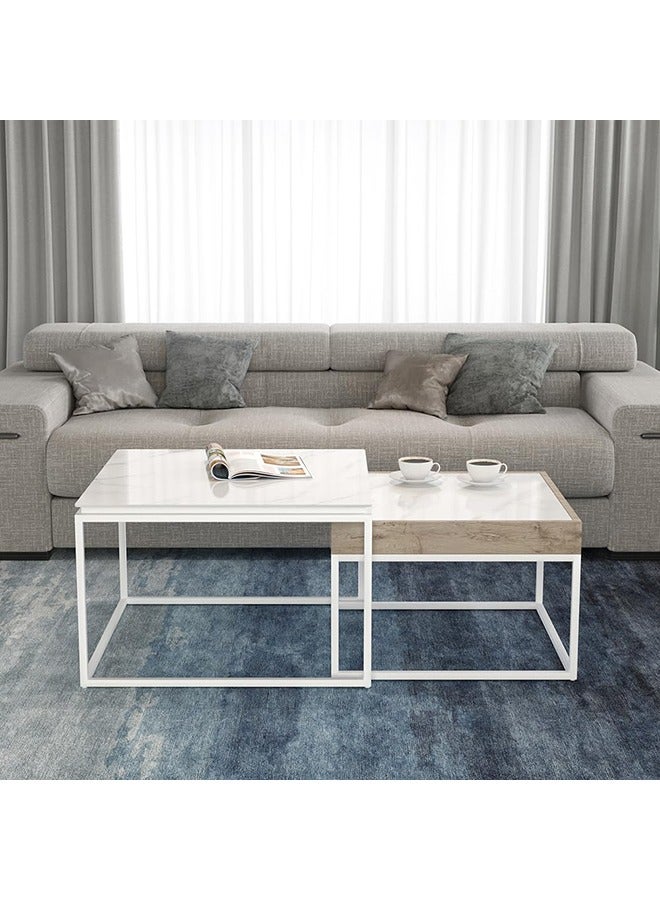 Home Canvas HC Home Canvas Clive Nested Coffee table - Image 2