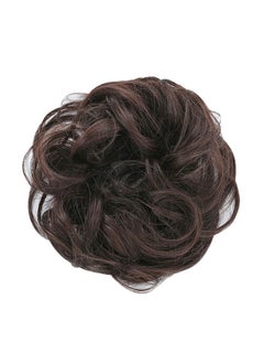 Messy Hair Bun Scrunchie Hair Piece Extension with Elastic Rubber Band Ponytail Hair Extensions Updo Chignon Donut Ponytail Hairpiece Synthetic Tousled Hair Scrunchies for Women
