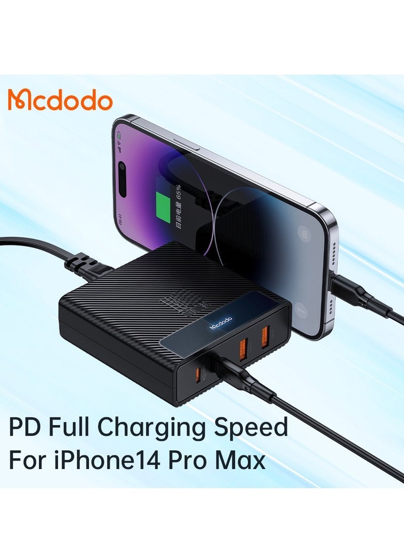 Mcdodo CH-1801 PowiGaN 100W PD Quick Charging Station | 2 PD + 2 USB Fast Charging - Image 5