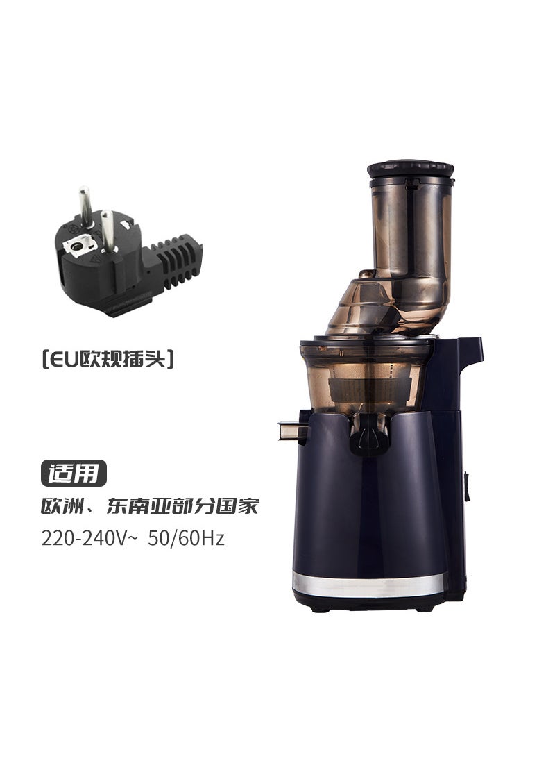 Korean Style Raw Juicer Juicer Household Residue Juice Separation Fruit Small Fruit and Vegetable Portable Fresh Pure Fried Fruit Juicer Cup Prussian Blue [British Standard BS]]