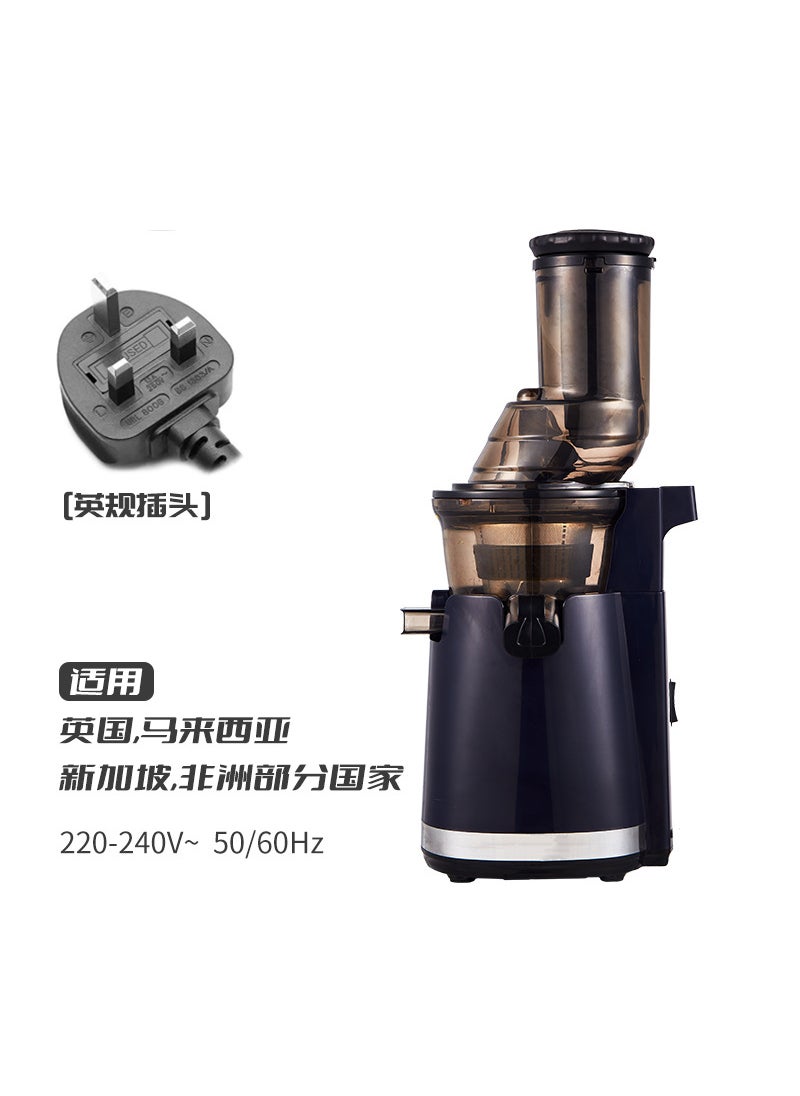 Korean Style Raw Juicer Juicer Household Residue Juice Separation Fruit Small Fruit and Vegetable Portable Fresh Pure Fried Fruit Juicer Cup Prussian Blue [British Standard BS]]