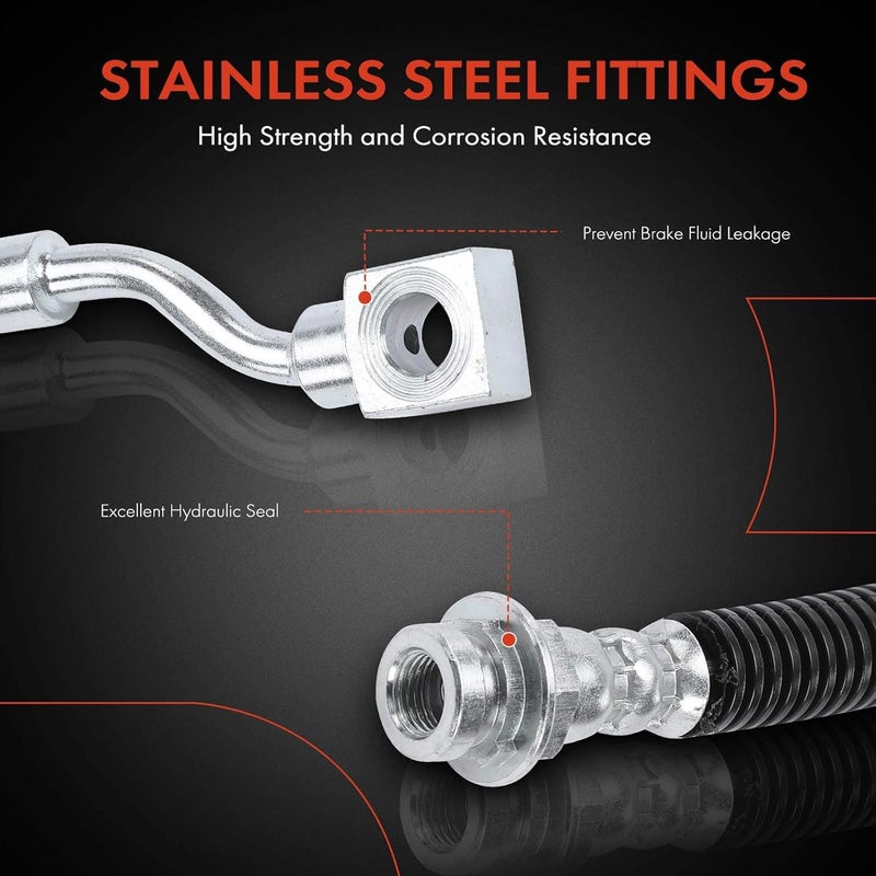 A-Premium Brake Hydraulic Hose for Chevrolet Silverado - Image 4